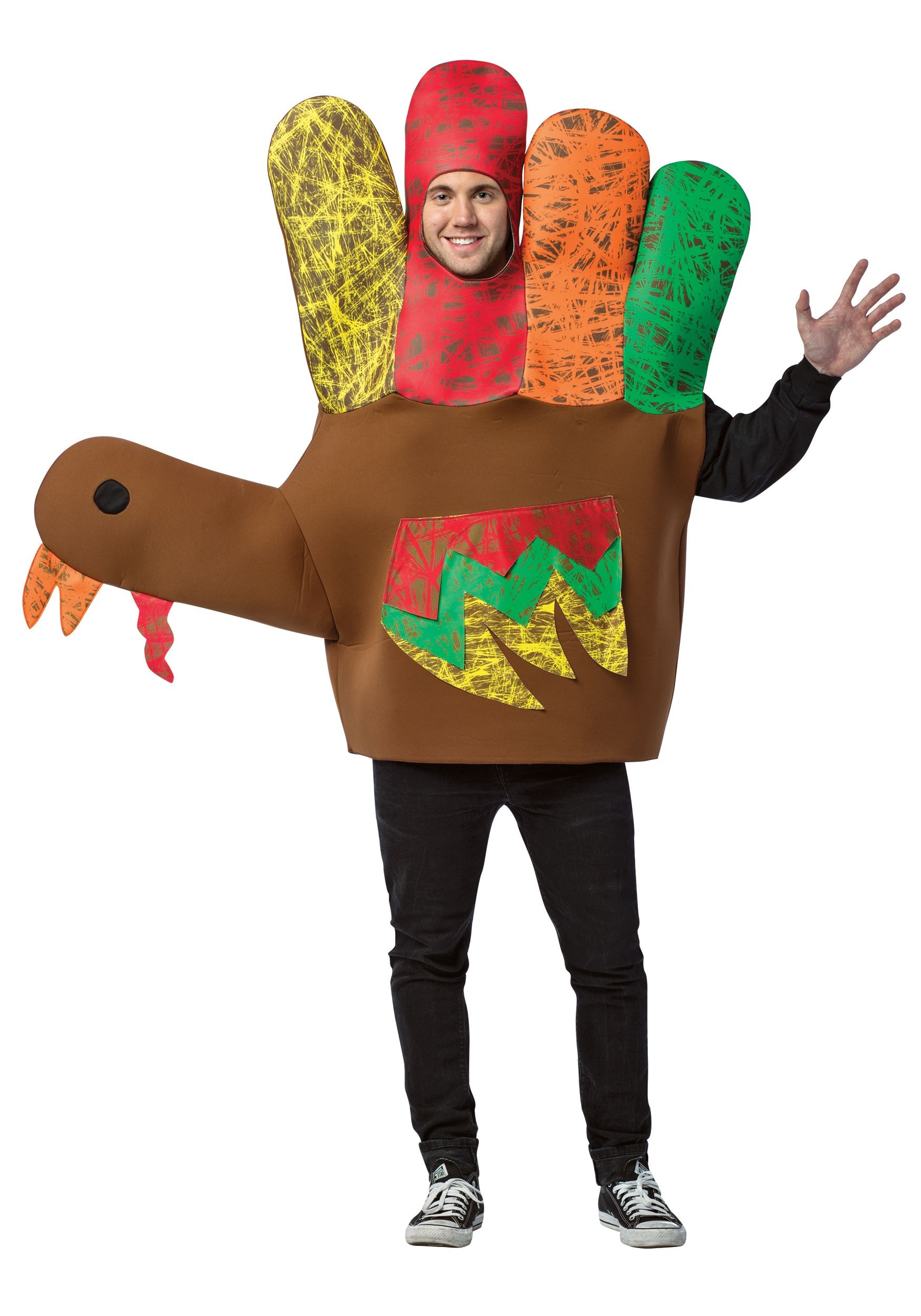 Thanksgiving Turkey Costume
 Hand Turkey Costume for Adults