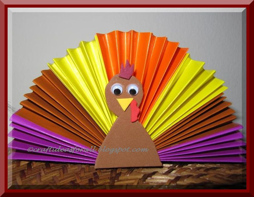 Thanksgiving Turkey Craft
 Craft Ideas for all Celebrate Thanksgiving with Turkey Craft
