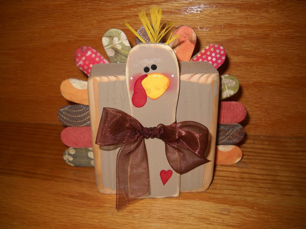 Thanksgiving Turkey Craft
 2x4 Thanksgiving Turkey Tutorial U Create
