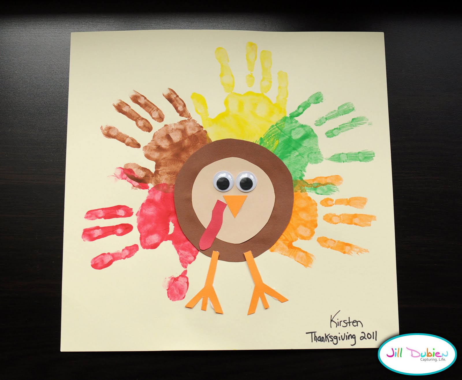 Thanksgiving Turkey Craft Ideas
 Preschool Crafts for Kids Thanksgiving Rainbow Handprint