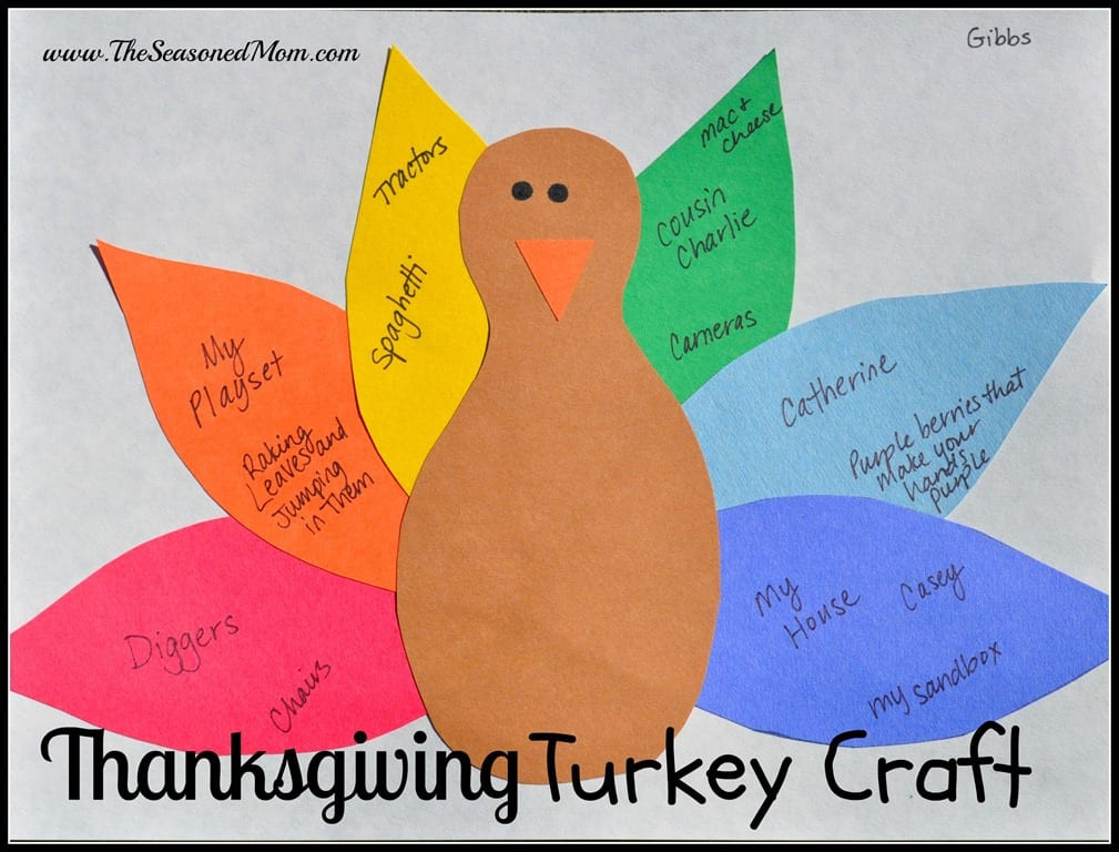 Thanksgiving Turkey Craft
 Thanksgiving Turkey Craft The Seasoned Mom