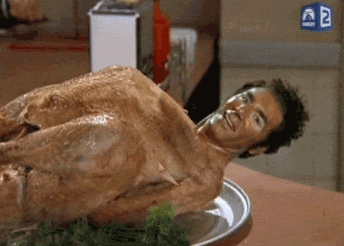 Thanksgiving Turkey Gif
 Kramer Turkey Reaction GIFs