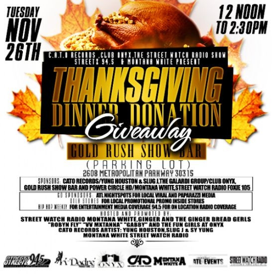 Thanksgiving Turkey Giveaway
 TUES 11 26 12PM 2 30PM TURKEY GIVE AWAY Thanksgiving
