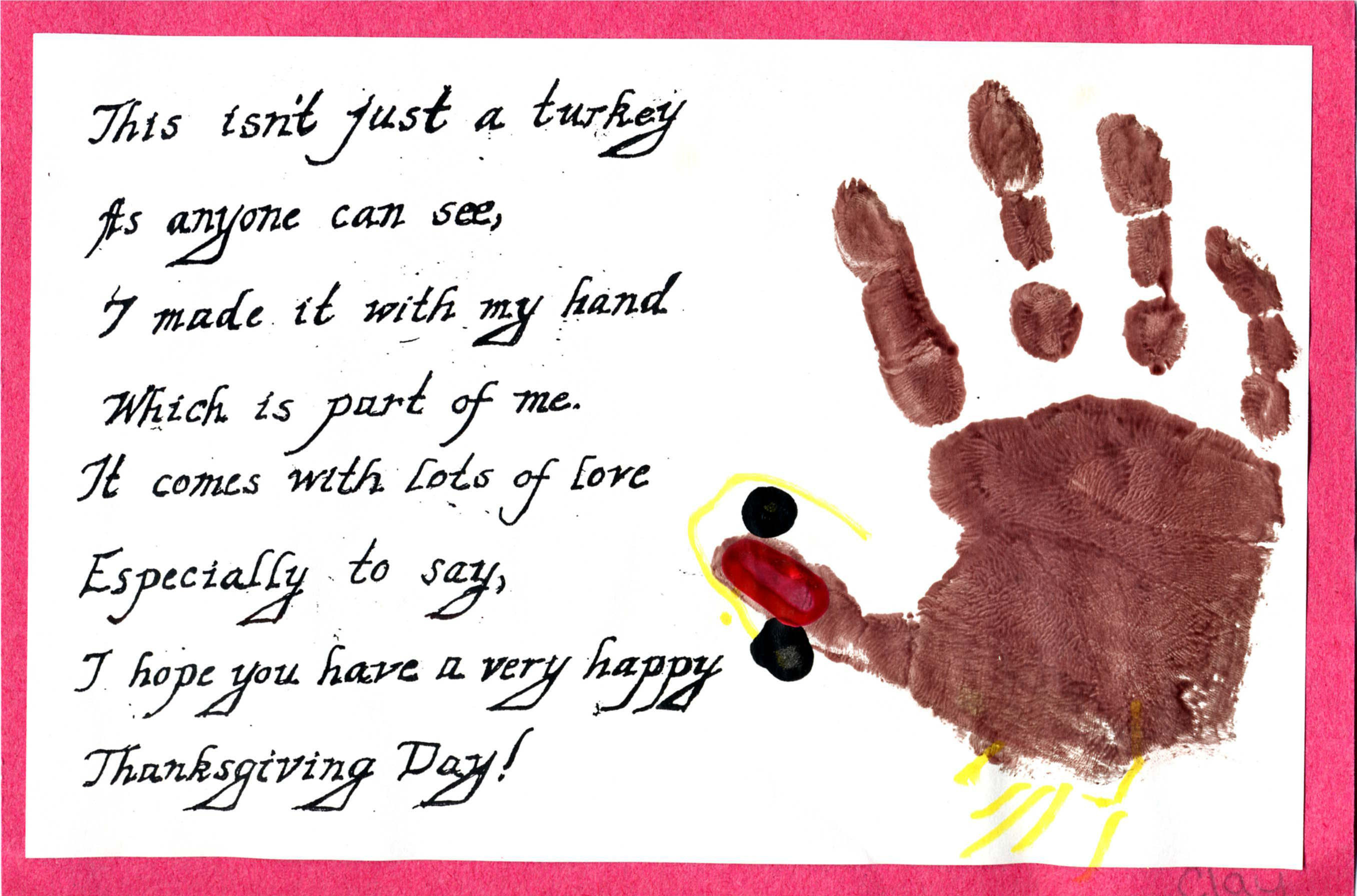 Thanksgiving Turkey Poem
 Thanksgiving Turkey Poem