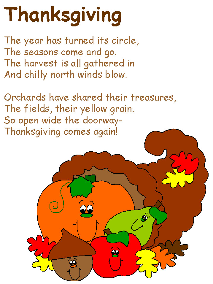 Thanksgiving Turkey Poem
 THANKSGIVING