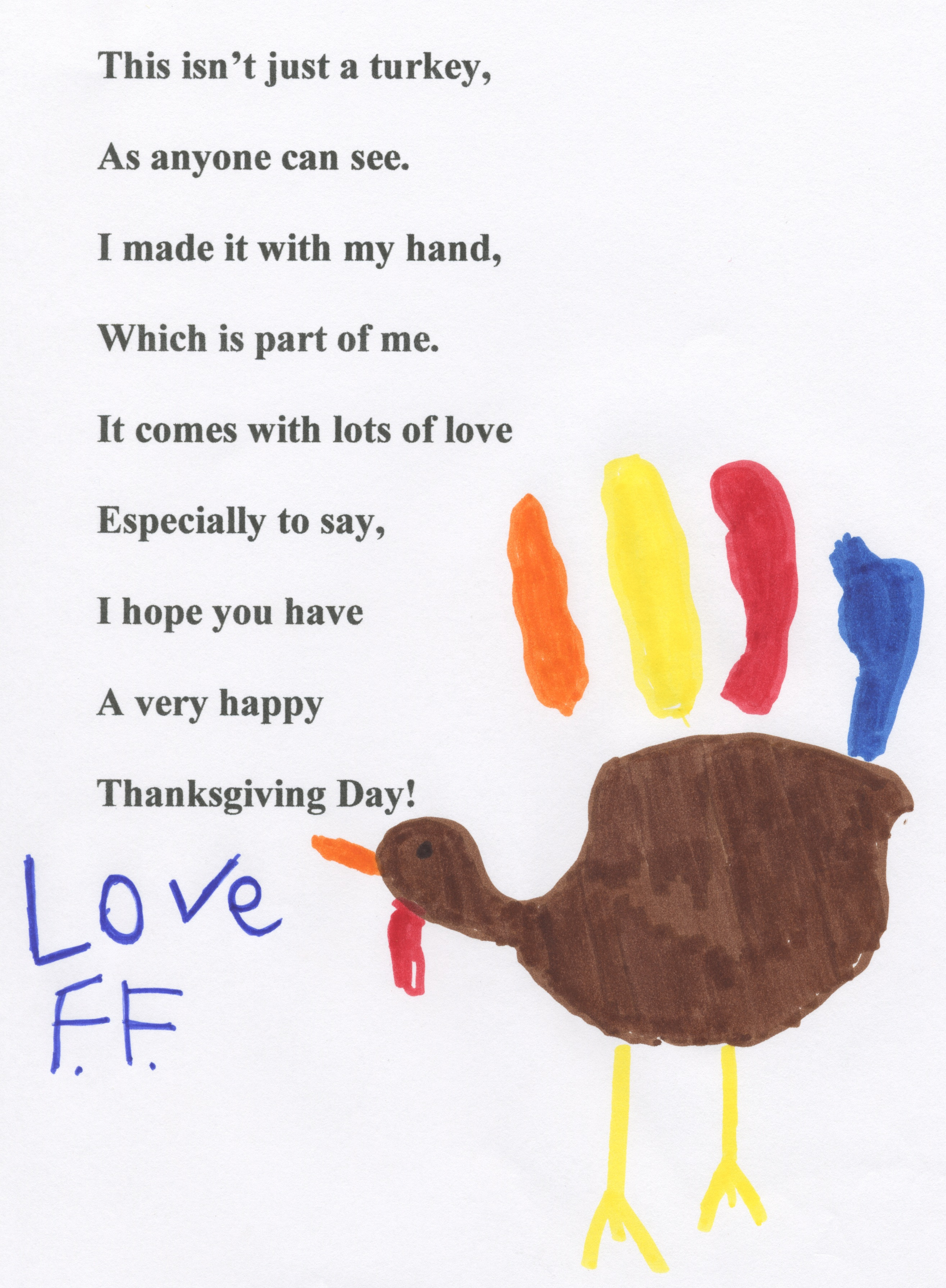 Thanksgiving Turkey Poem
 A Thanksgiving Full of Gratitude The Silver Pen