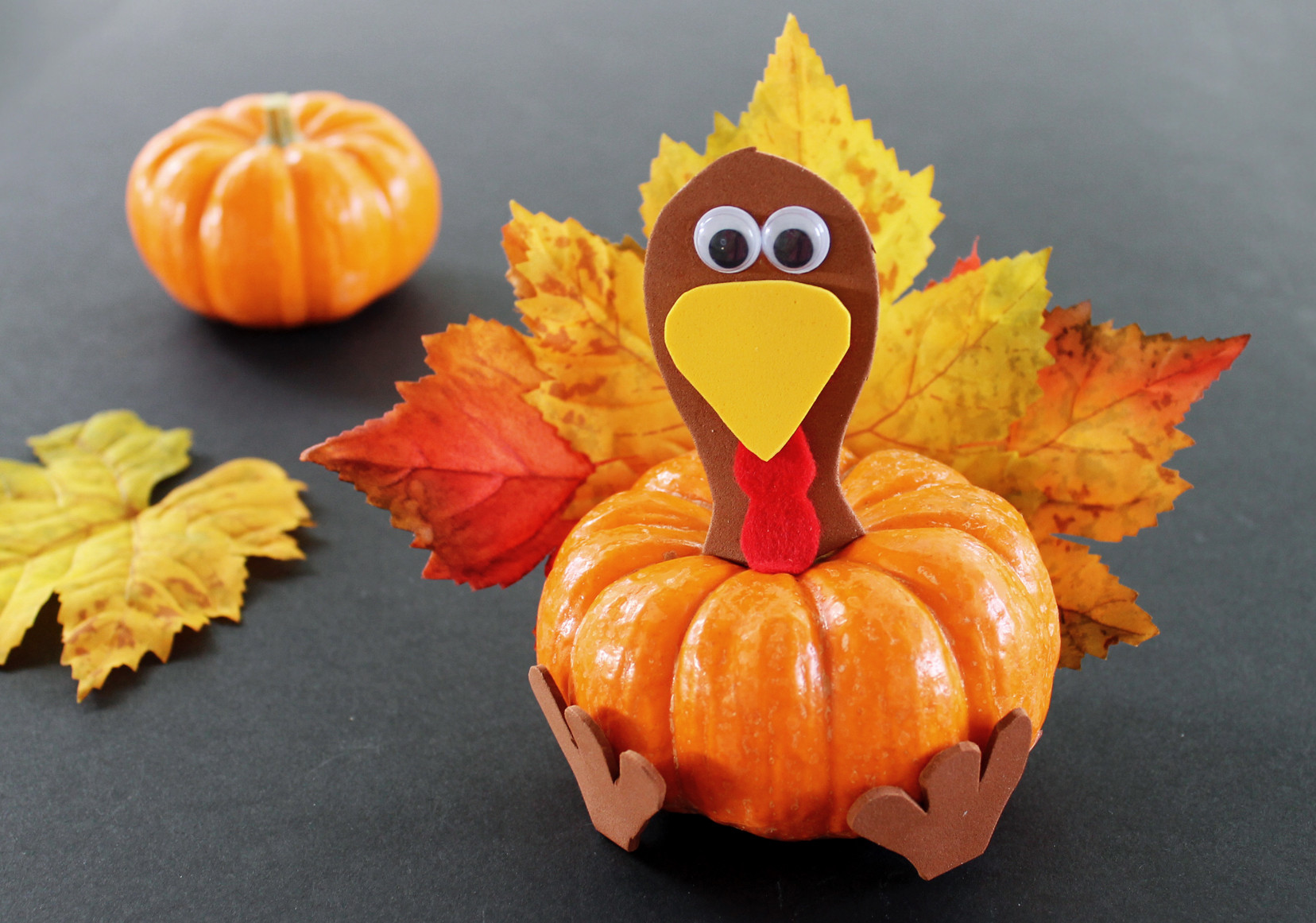 Thanksgiving Turkey Projects
 Pumpkin Turkey Thanksgiving Craft for Kids Growing Up