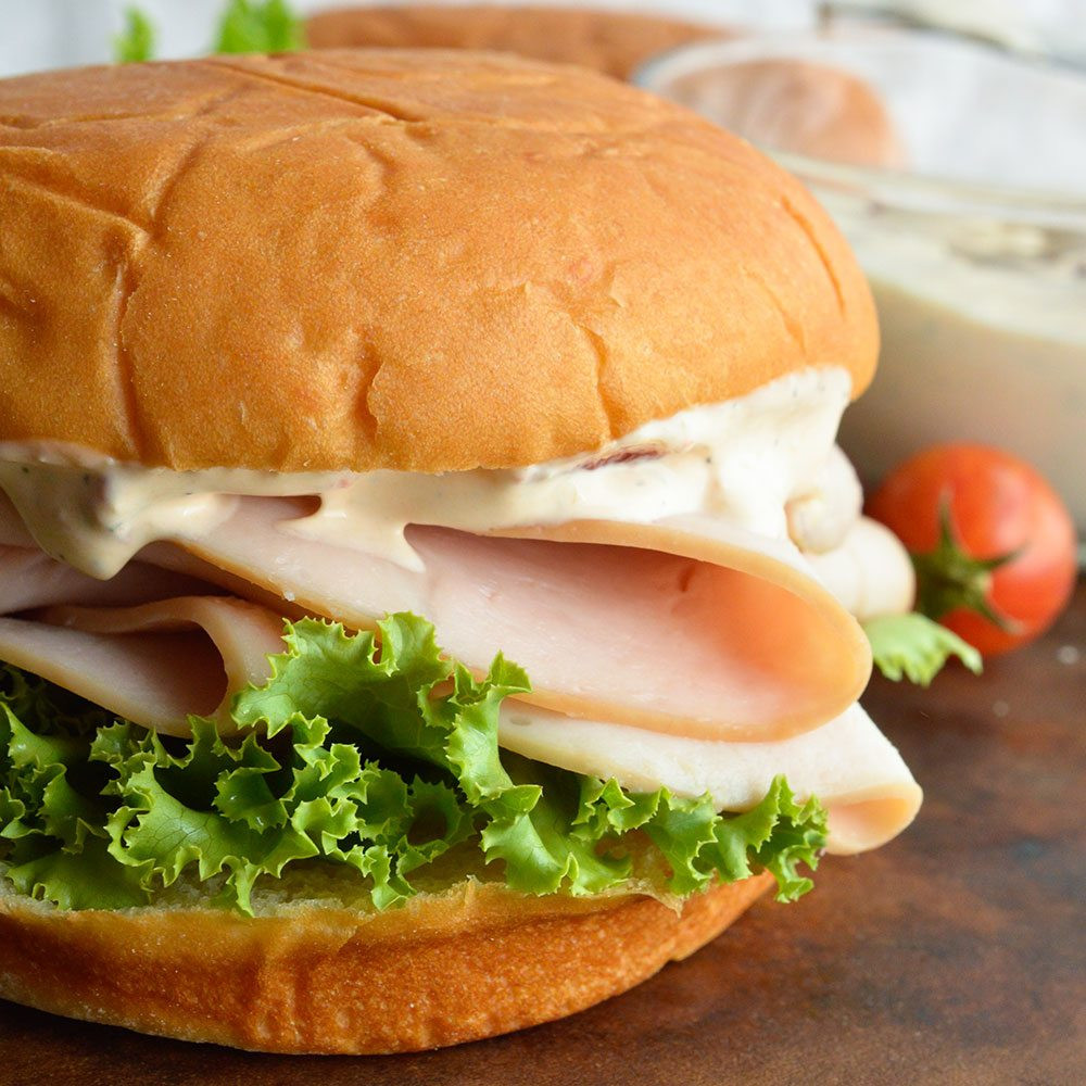 Thanksgiving Turkey Sandwich
 Turkey Sandwich with Chipotle Ranch Dressing