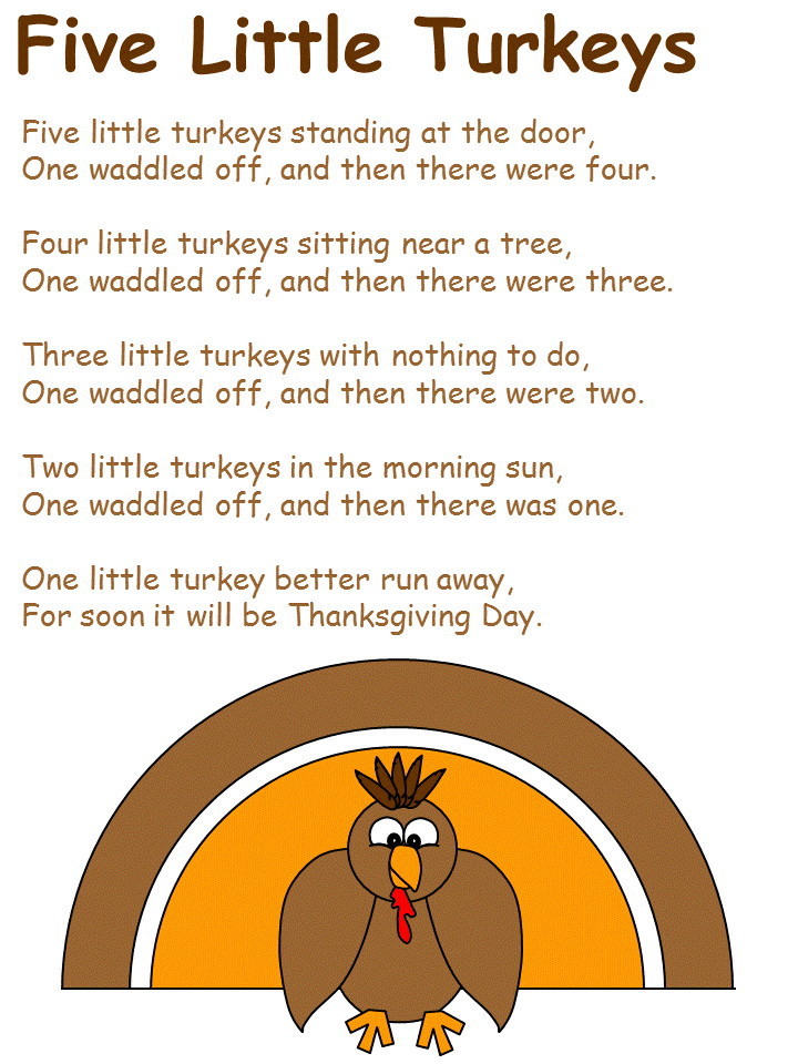 Thanksgiving Turkey Song
 Good Shepherd Pre K