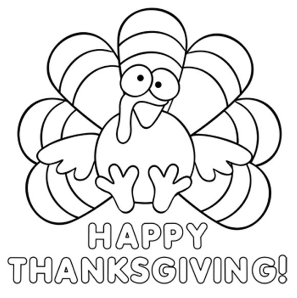 Thanksgiving Turkey To Color
 Best🌟]Happy Thanksgiving Thanksgiving