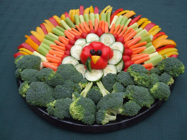 Thanksgiving Turkey Veggie Tray
 Planning a Kid Friendly Thanksgiving Weavers Orchard