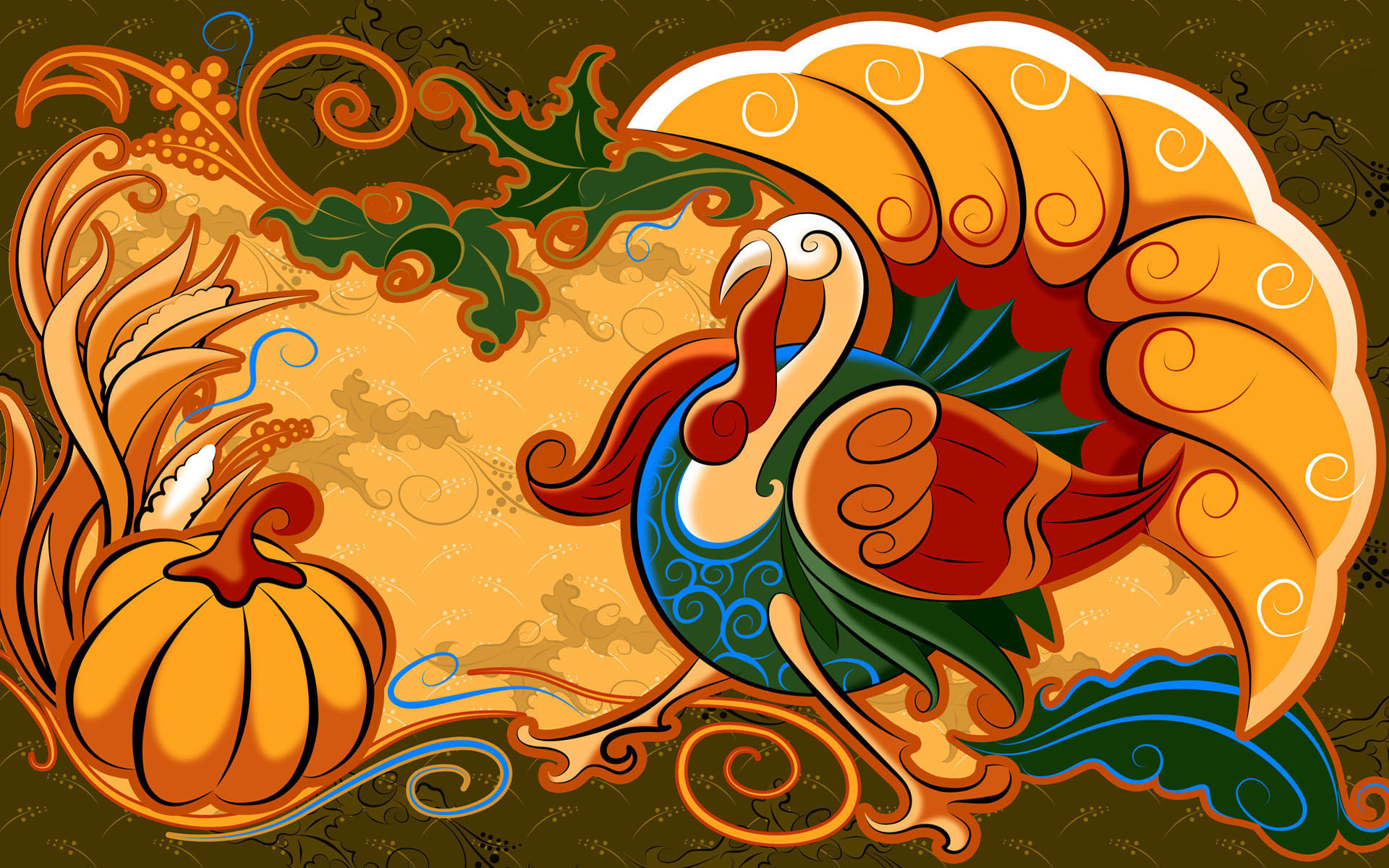 Thanksgiving Turkey Wallpaper
 25 Happy Thanksgiving Day 2012 HD Wallpapers – Designbolts