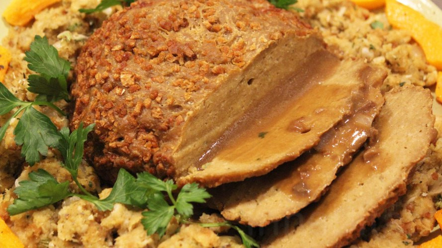 Tofu Turkey For Thanksgiving
 Make your own tasty ve arian turkey for Thanksgiving