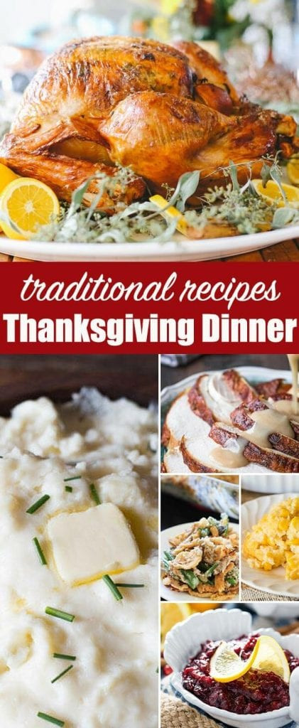 Traditional Thanksgiving Dinner Menu
 Traditional Thanksgiving Dinner Menu Recipes Turkey