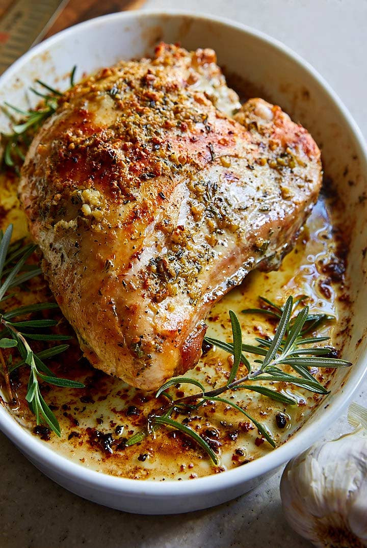 Turkey Breast For Thanksgiving
 Roasted Turkey Breast with Infused Butter i FOOD Blogger