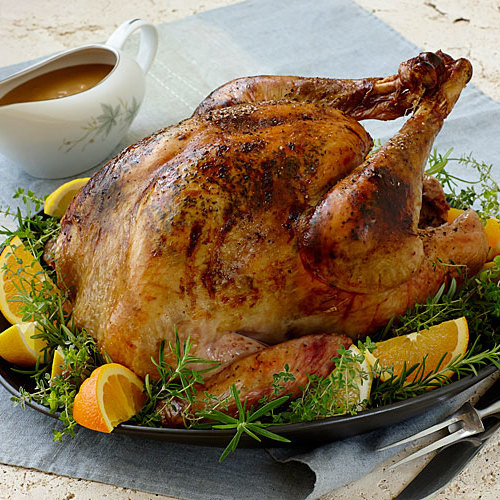 Turkey Cooking Recipes For Thanksgiving
 California Roast Turkey and Gravy FineCooking