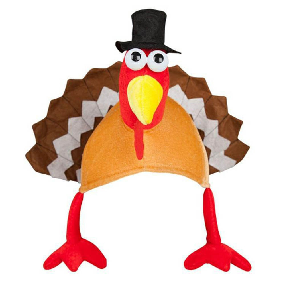 Turkey For Thanksgiving 2019
 feitong Fashion 2019 Funny Turkey Hats Happy Thanksgiving