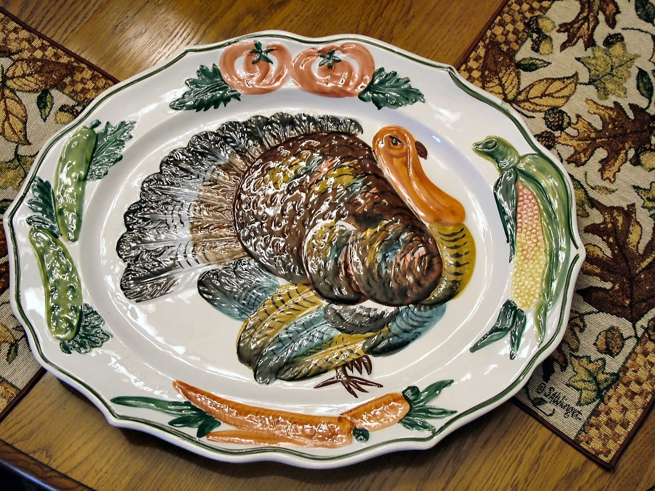 Turkey Platters Thanksgiving
 Chloe s Tips Creating a Thanksgiving Tradition I