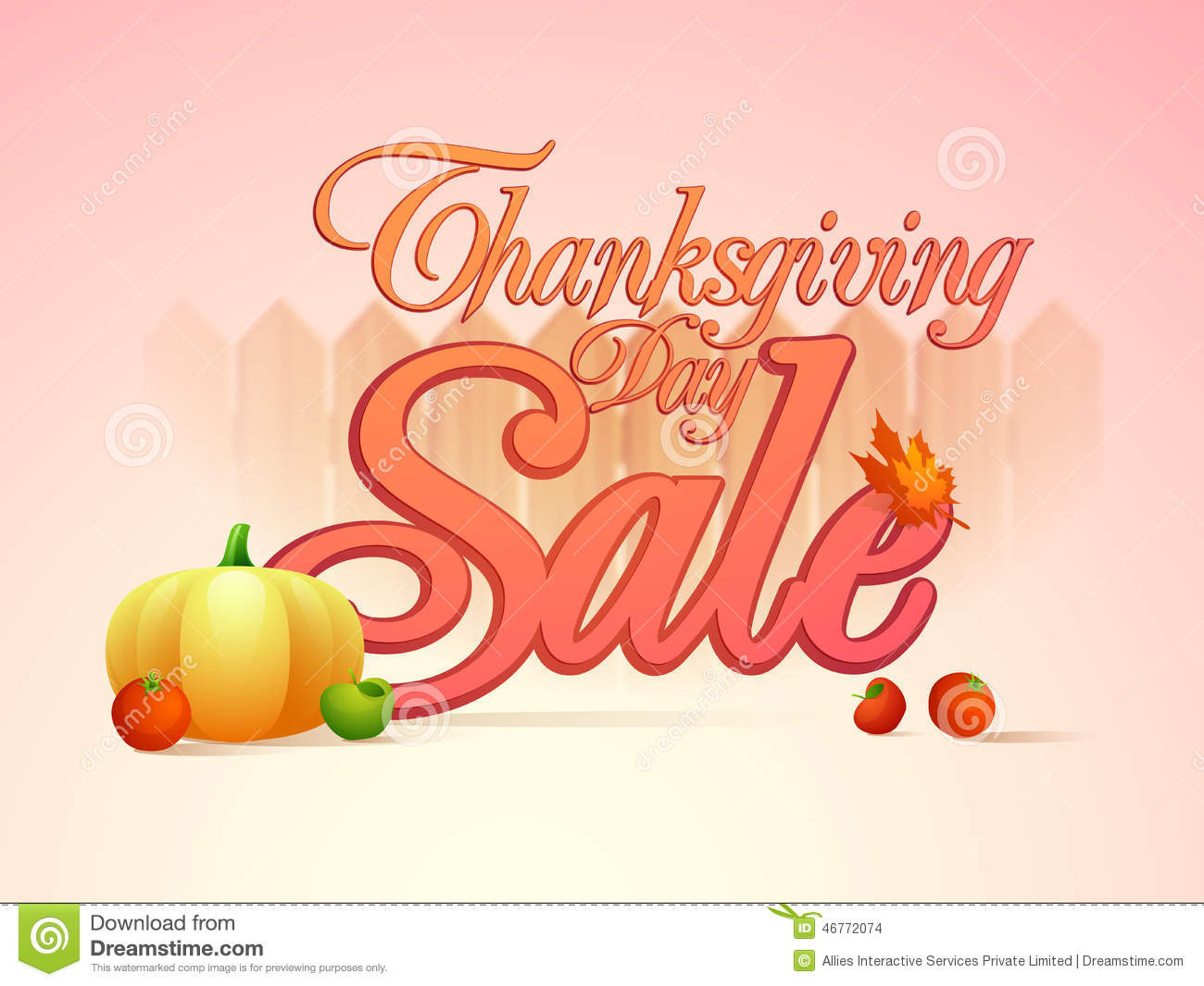 Turkey Sale For Thanksgiving
 Sale Poster Banner Flyer For Thanksgiving Day