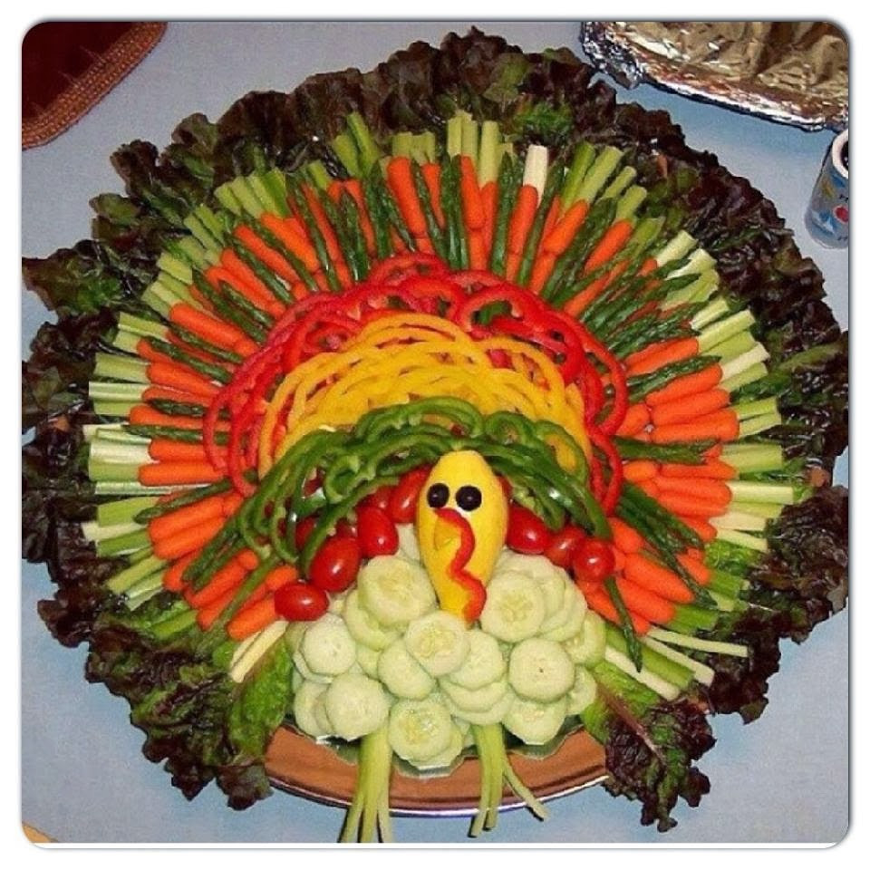 Turkey Veggie Platter For Thanksgiving
 Sara Stakeley Thanksgiving Day Tips Tricks and Recipe