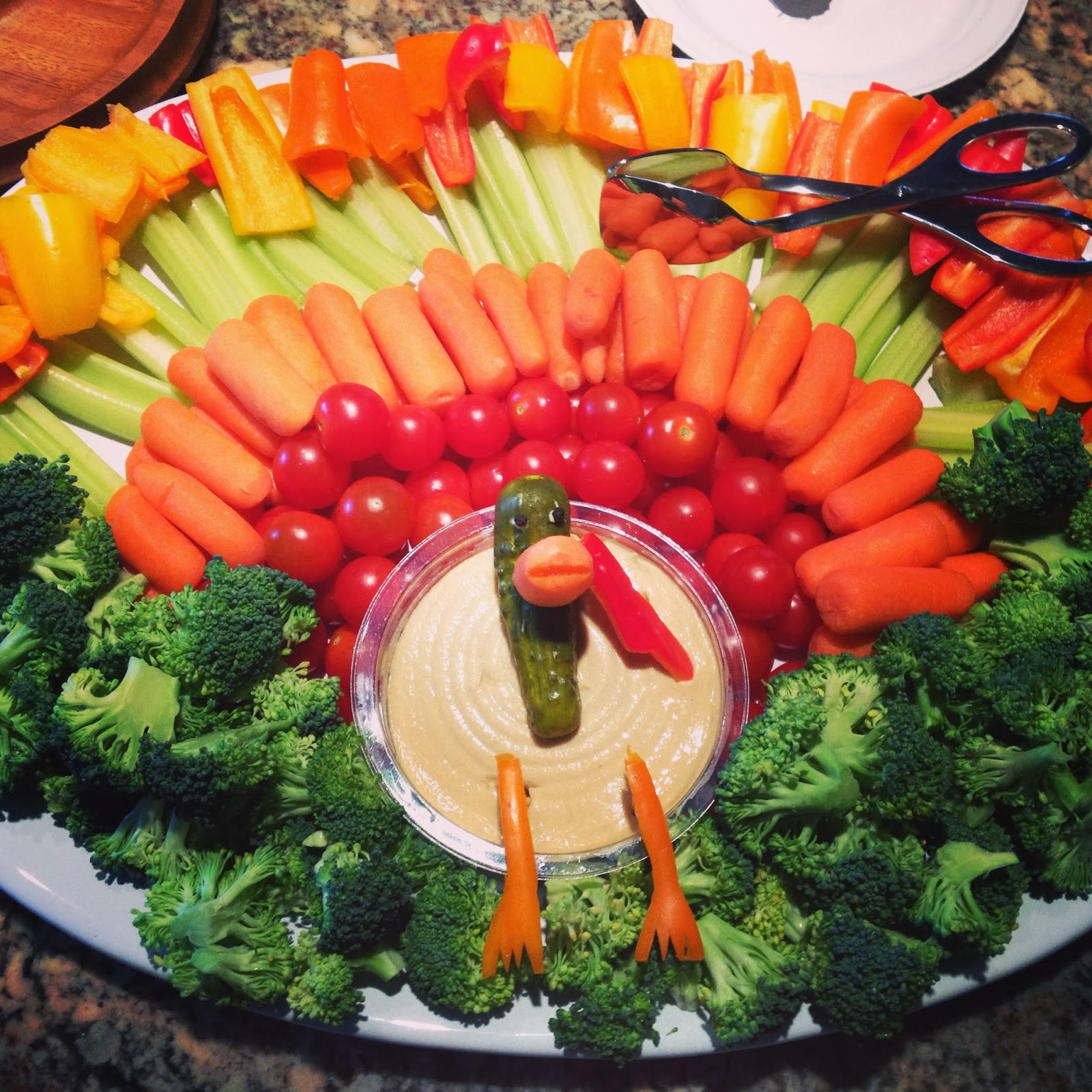 Turkey Veggie Platter For Thanksgiving
 Kinder Cakes Five for Friday 11 29 13