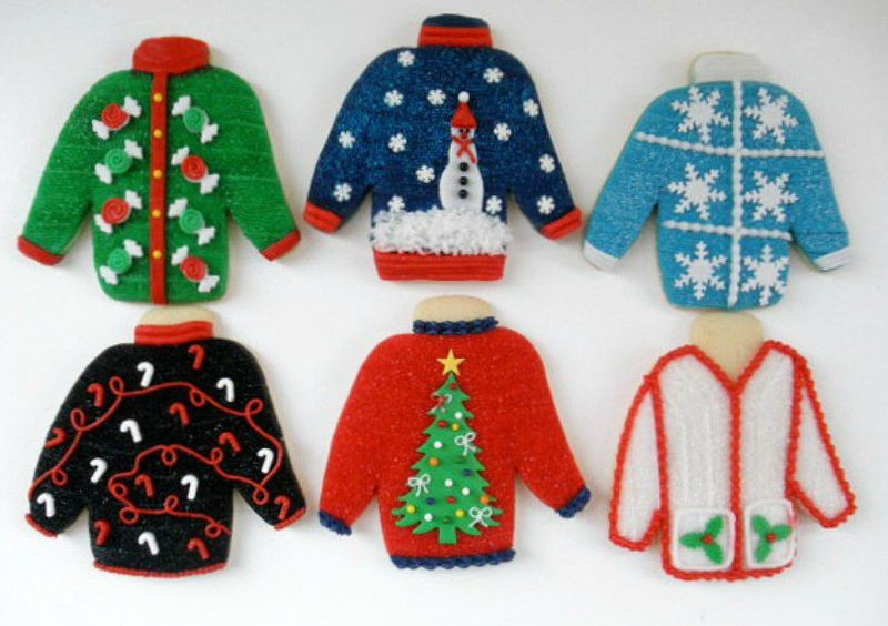 Ugly Christmas Cookies
 Ugly Sweater Christmas Cookies ugly sweater christmas