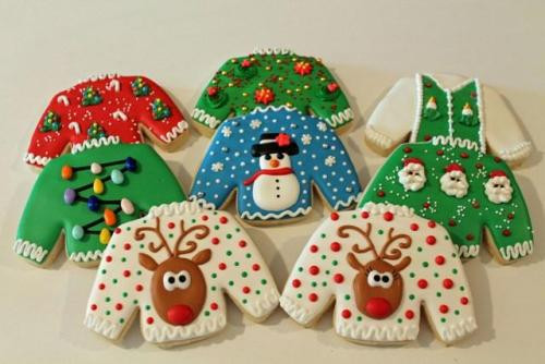 Ugly Christmas Cookies
 christmas sweaters on Tumblr