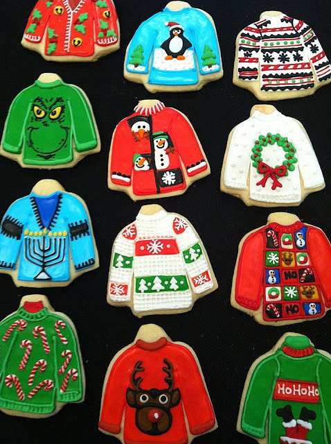 Ugly Christmas Cookies
 Ugly Christmas Sweater Swag The Crafty Chica