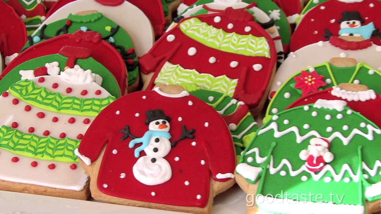 Ugly Christmas Cookies
 GoodTaste "Tacky" Sweater Cookies Rule at Lily s