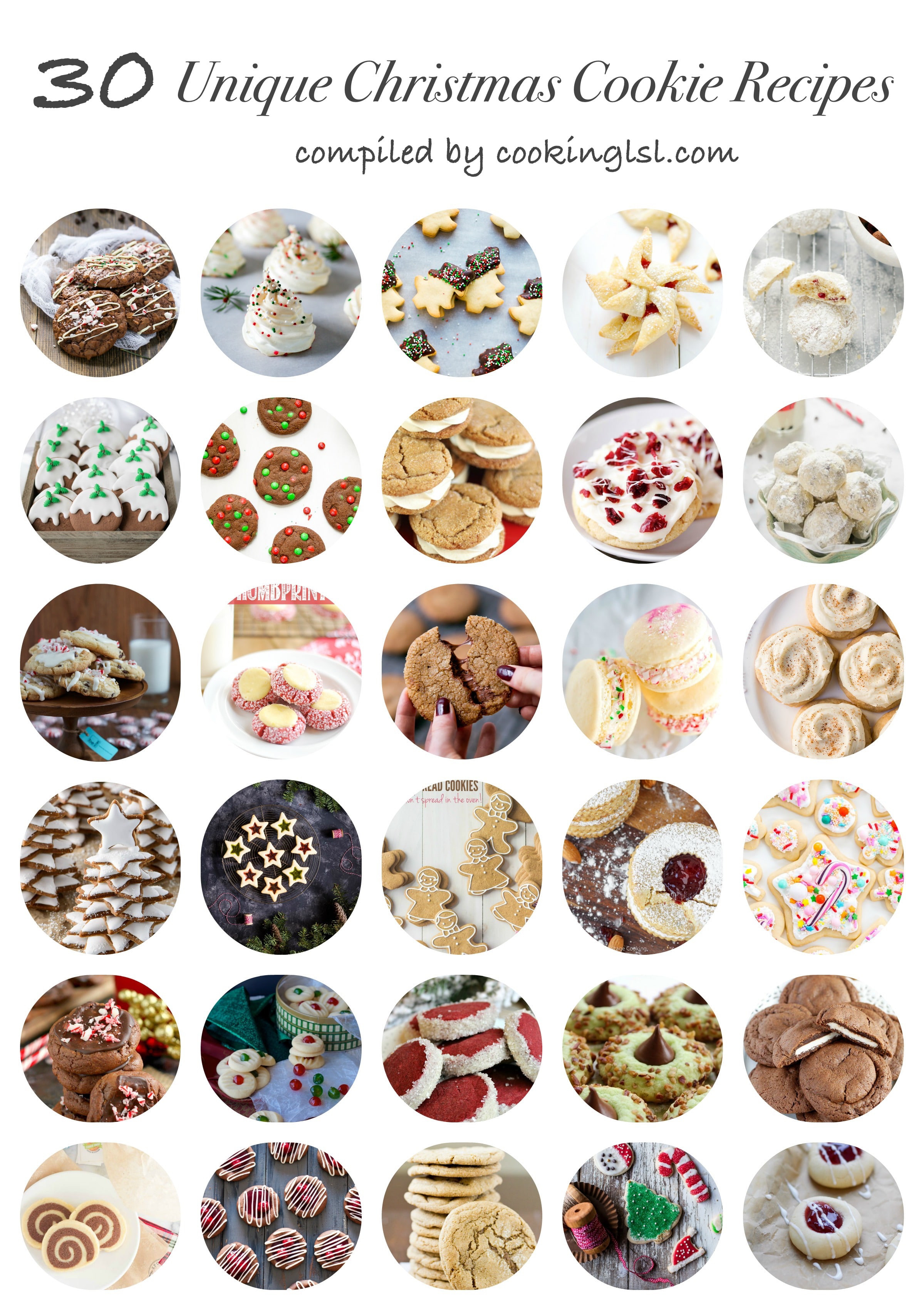 Unusual Christmas Cookies
 30 Unique Christmas Cookie Recipes