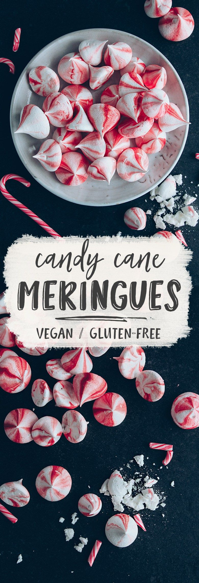 Vegan Candy Recipes Christmas
 Vegan Candy Cane Meringue Kisses Recipe