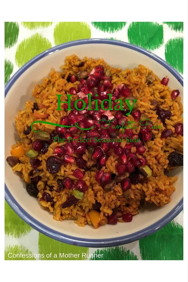 Vegan Christmas Side Dishes
 Holiday Funfetti Rice Confessions of a Mother Runner