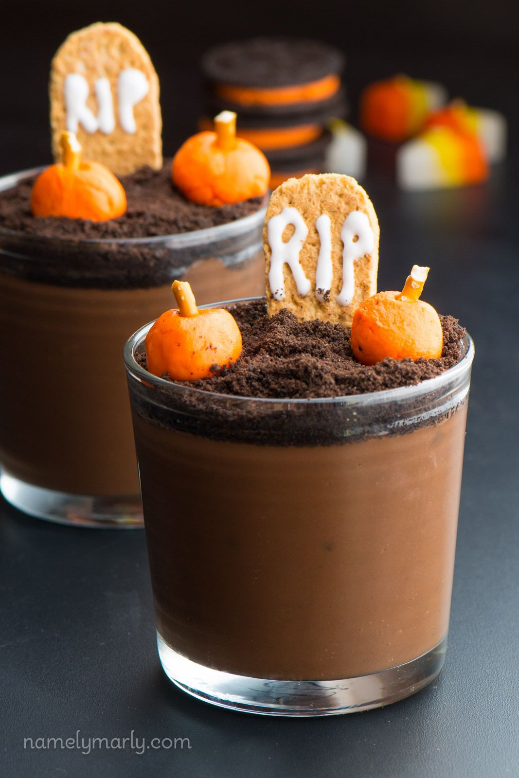Vegan Halloween Desserts
 Vegan Halloween Pudding Cups Recipe