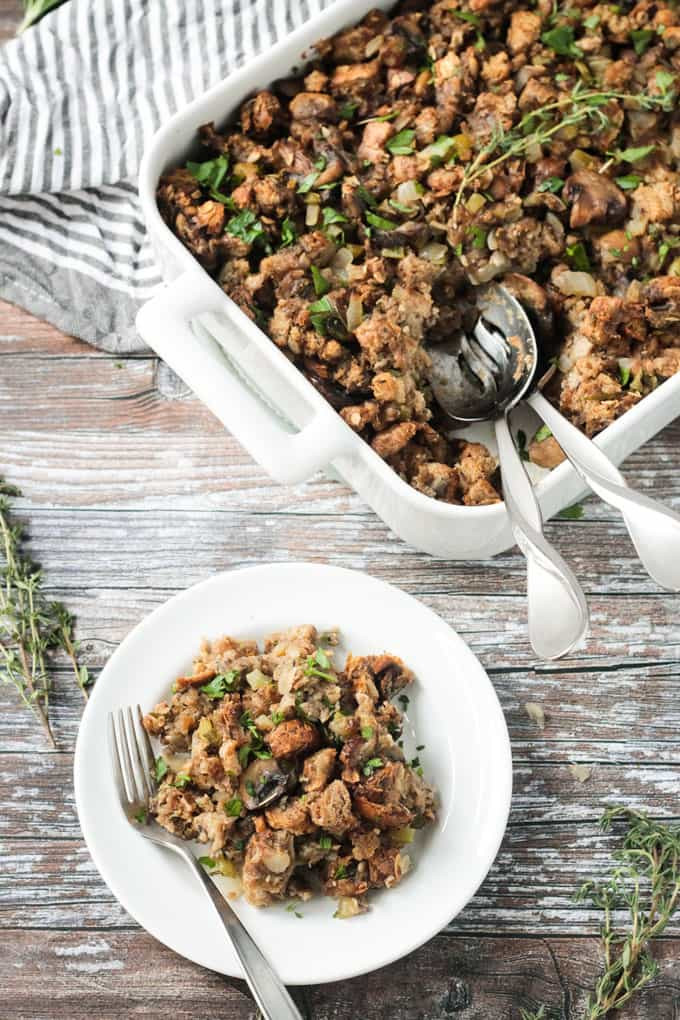 Vegan Thanksgiving Dressing
 Vegan Stuffing with Mushrooms Veggie Inspired