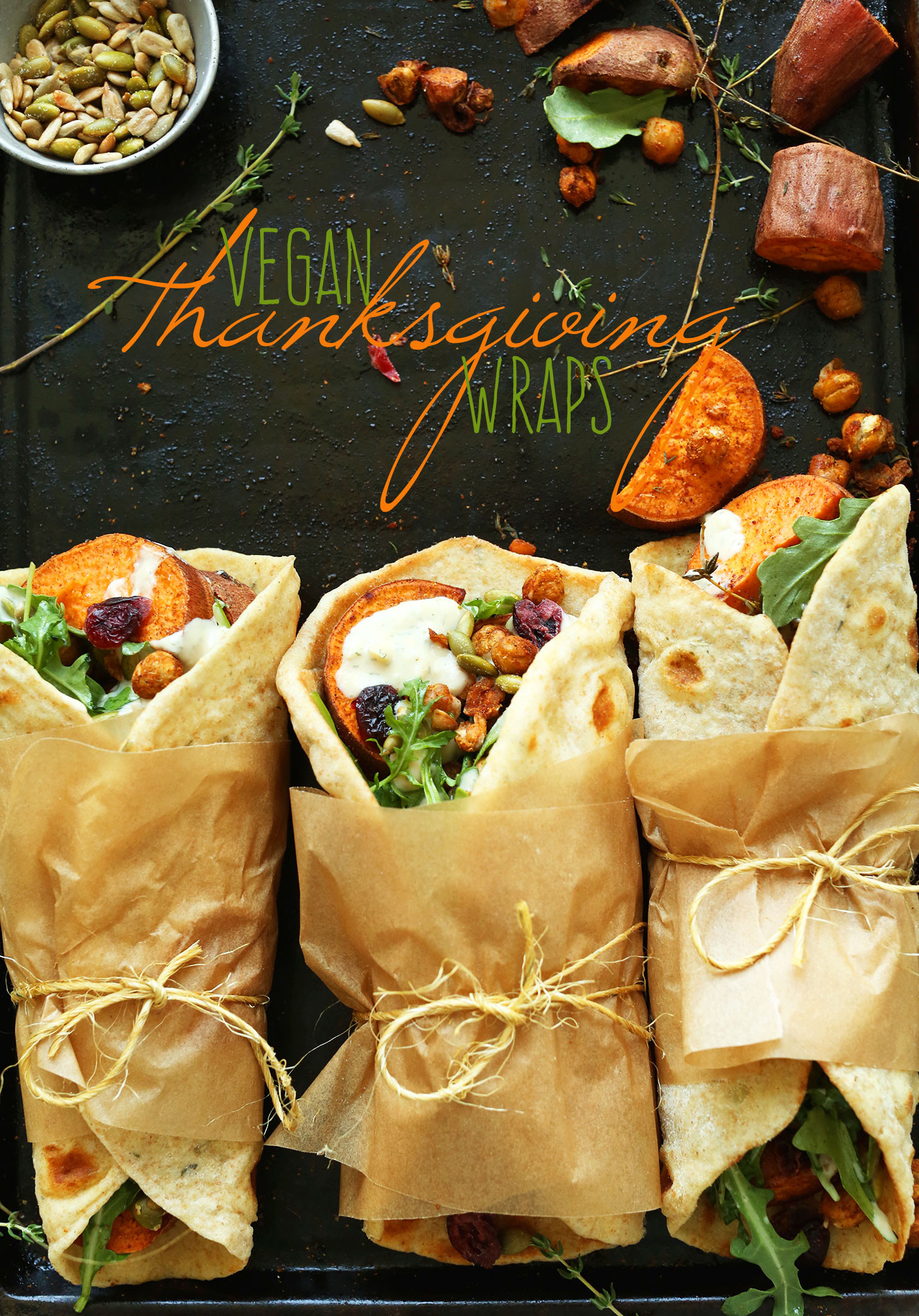 Vegan Thanksgiving Entree
 Vegan Thanksgiving Wraps