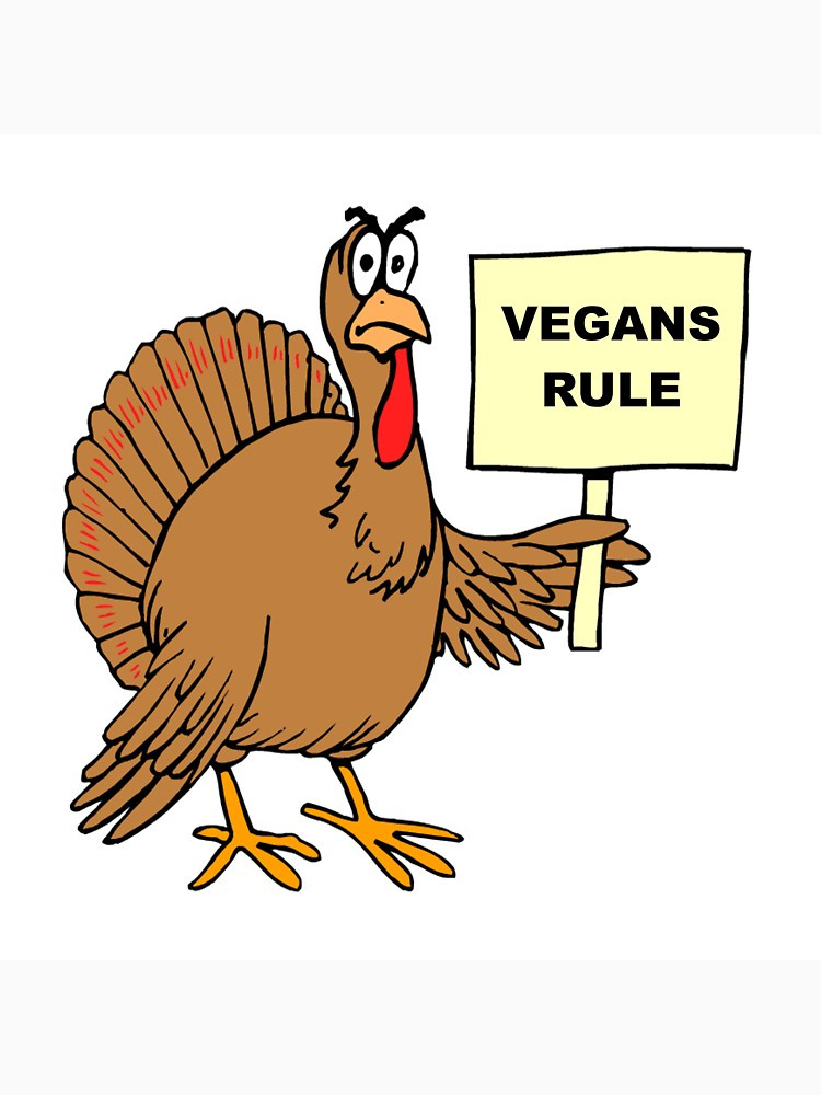 Vegan Thanksgiving Funny
 "Vegans Rule Vegan Gifts Ideas Vegan Humor Funny