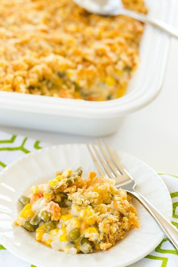 Vegetable Casserole For Thanksgiving
 Aunt Vicki’s Corn and Mixed Ve able Casserole