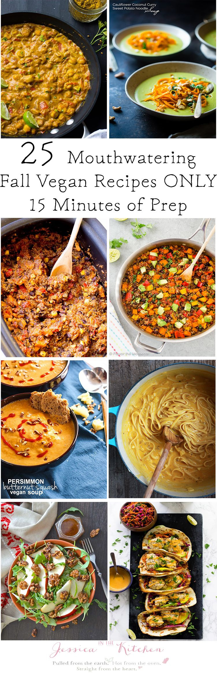 Vegetarian Fall Dinner Recipes
 25 Mouthwatering Fall Vegan Dinner Recipes You Can Prep in