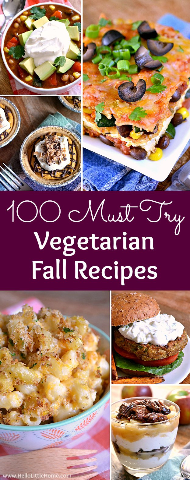 Vegetarian Fall Recipes
 100 Must Try Ve arian Fall Recipes