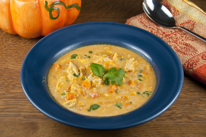 Vegetarian Fall Soup Recipes
 Hearty Chicken Pumpkin Soup