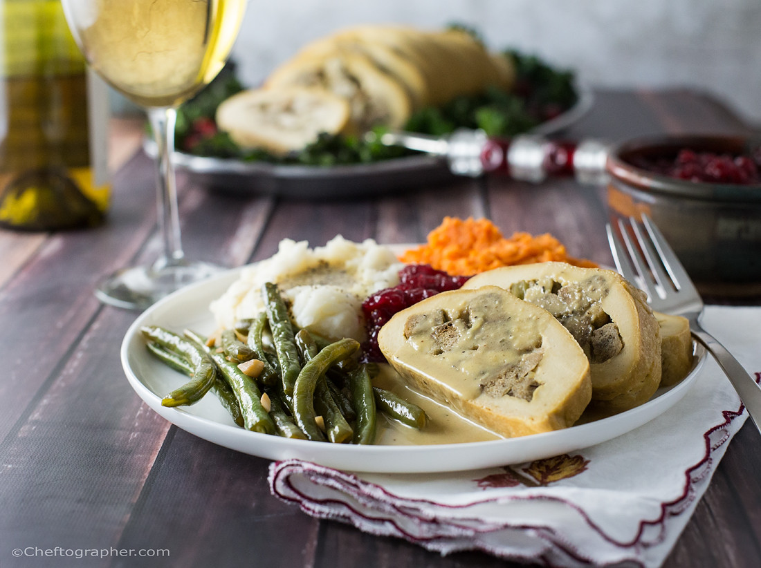 Vegetarian Thanksgiving Turkey
 Vegan Turkey Roll Cheftographer
