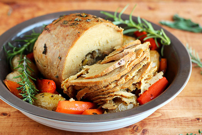 Vegetarian Thanksgiving Turkey
 How to Cook a Tofurky Roast I LOVE VEGAN