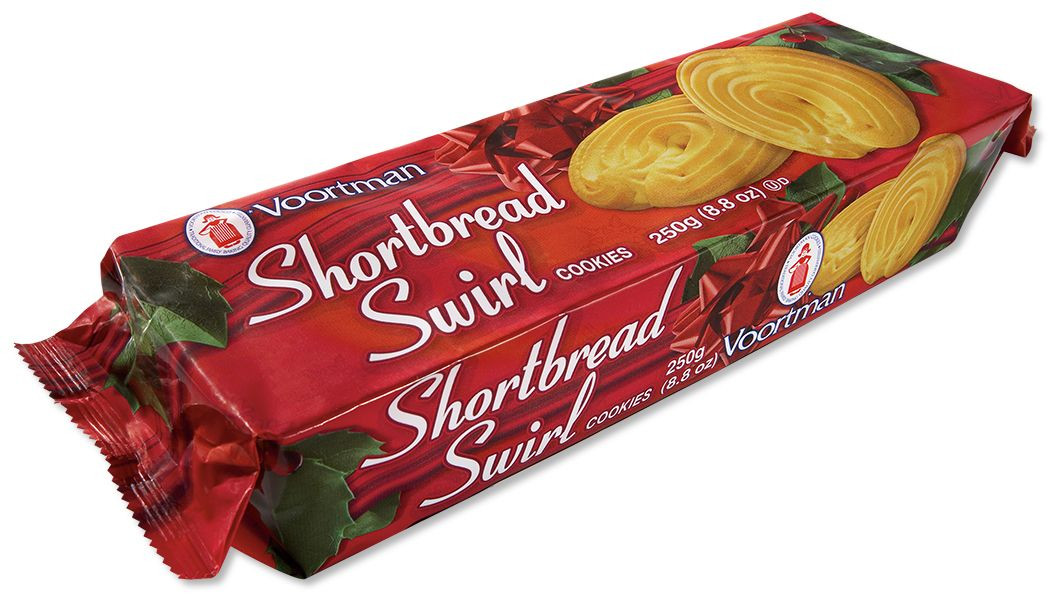 Voortman Christmas Cookies
 Christmas Shortbread Swirl Cookies Voortman Cookies