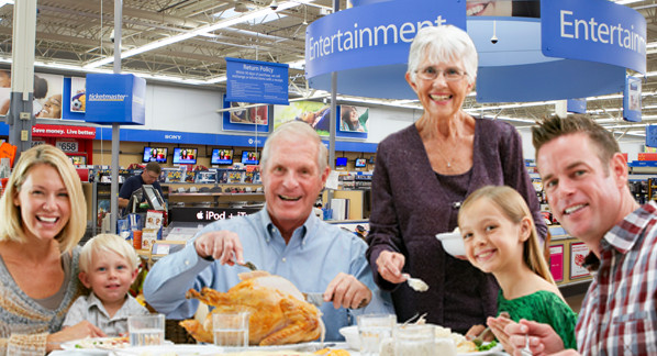 Walmart Thanksgiving Dinner
 NOW YOU CAN EAT THANKSGIVING DINNER AT WALMART