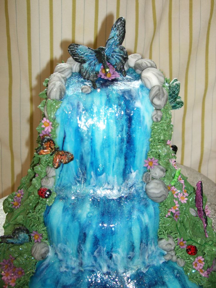 Waterfall Wedding Cakes
 17 Best ideas about Waterfall Cake on Pinterest