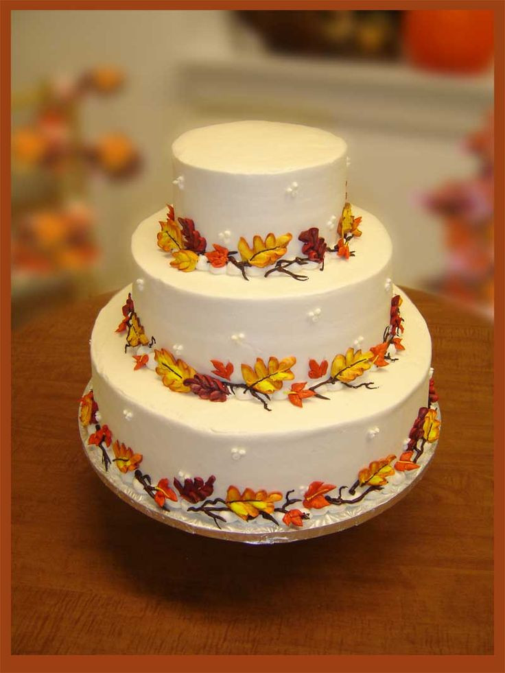 Wedding Cakes Fall
 17 Best ideas about Fall Wedding Cakes on Pinterest