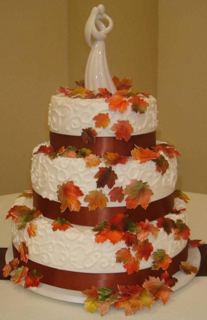 Wedding Cakes For Fall
 Fall Wedding Cake Designs Wedding and Bridal Inspiration