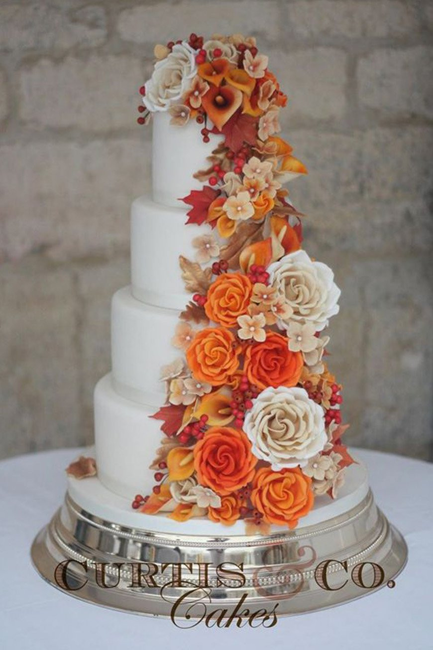 Wedding Cakes For Fall
 Autumnal Wedding Cakes Wedding Ideas By Colour