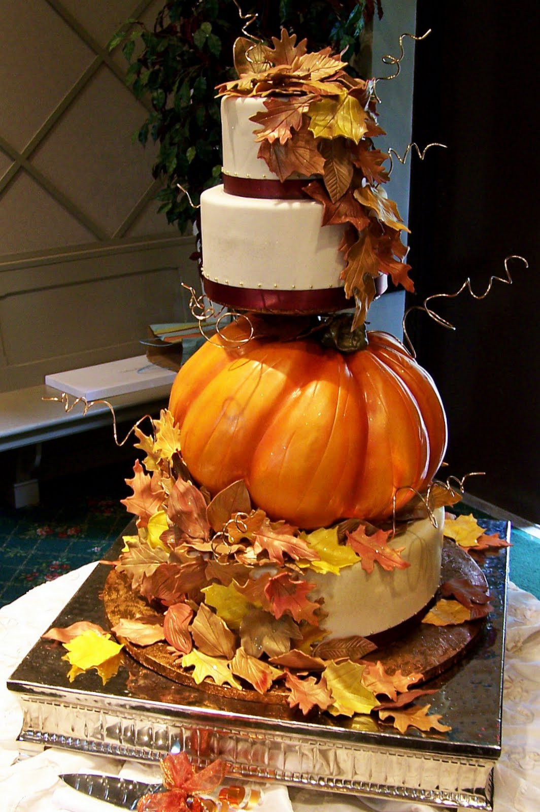 Wedding Cakes For Fall
 A Pumpkin Inspired Wedding