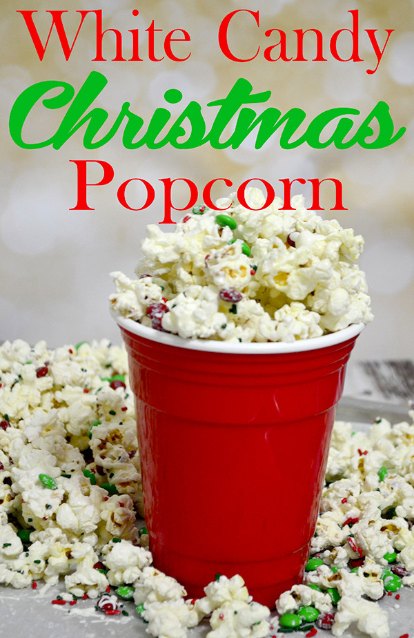 White Christmas Candy
 White Candy Christmas Popcorn Day 7 of the 12 Days of
